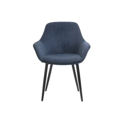 Armstoel Amine Blauw – Set van 2