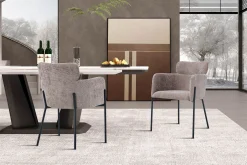 Armstoel Anneloes Zand – Set van 2