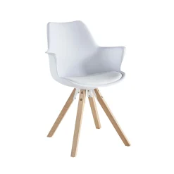 Armstoel Billie Wit – Set van 2