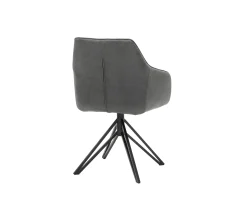 Armstoel Boas Antraciet Stof