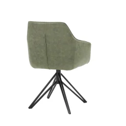 Armstoel Boas Groen Stof