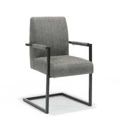 Armstoel Chloe Steel – Set van 2