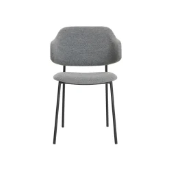 Armstoel Didi Donkergrijs Bouclé – Set van 2