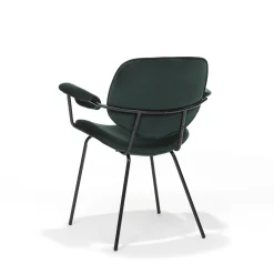 Armstoel Emma Groen – Set van 2