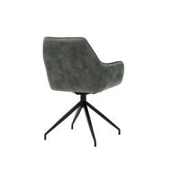 Armstoel Fedde Hunter Groen Velours – Set van 2