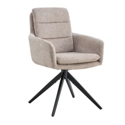 Armstoel Irma Lichtgrijs – Set van 2