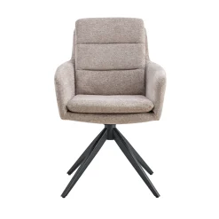 Armstoel Irma Lichtgrijs – Set van 2