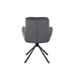 Armstoel Liora Donkergrijs