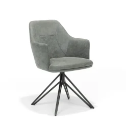 Armstoel Melvin Groen – Set van 2