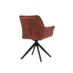 Armstoel Mirre Koper – Set van 2