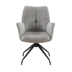 Armstoel Nestor Grijs – Set van 2