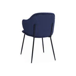 Armstoel Novi Blauw – Set van 2