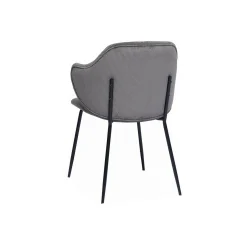 Armstoel Novi Grijs – Set van 2