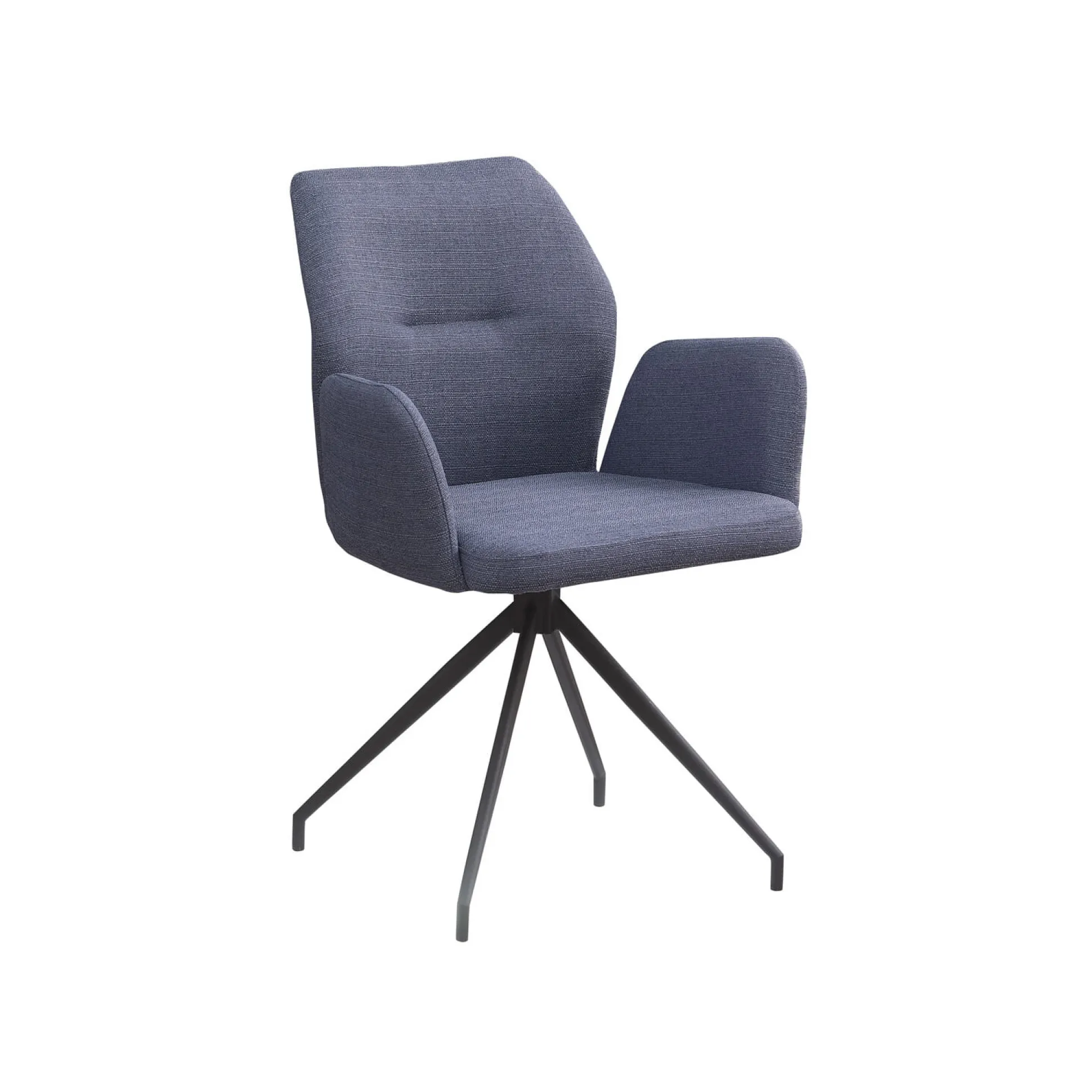 Armstoel Sonja Donkergrijs Stof