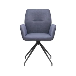 Armstoel Sonja Donkergrijs Stof