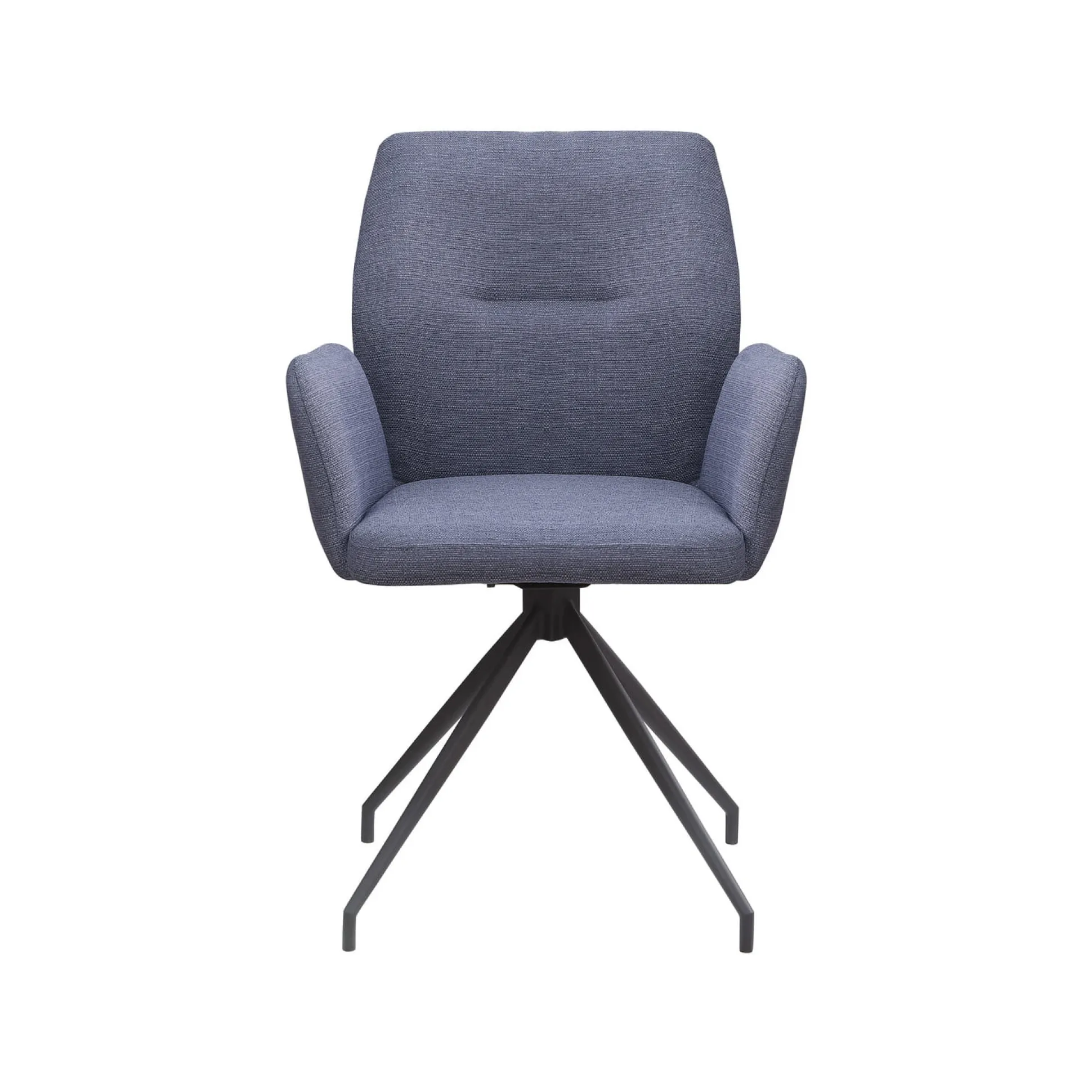 Armstoel Sonja Donkergrijs Stof