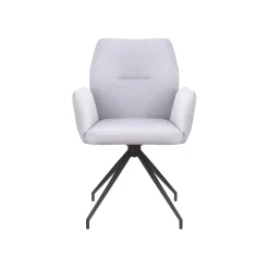 Armstoel Sonja Lichtgrijs Stof