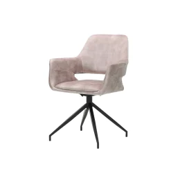 Armstoel Vivian Lever Velours – Set van 2