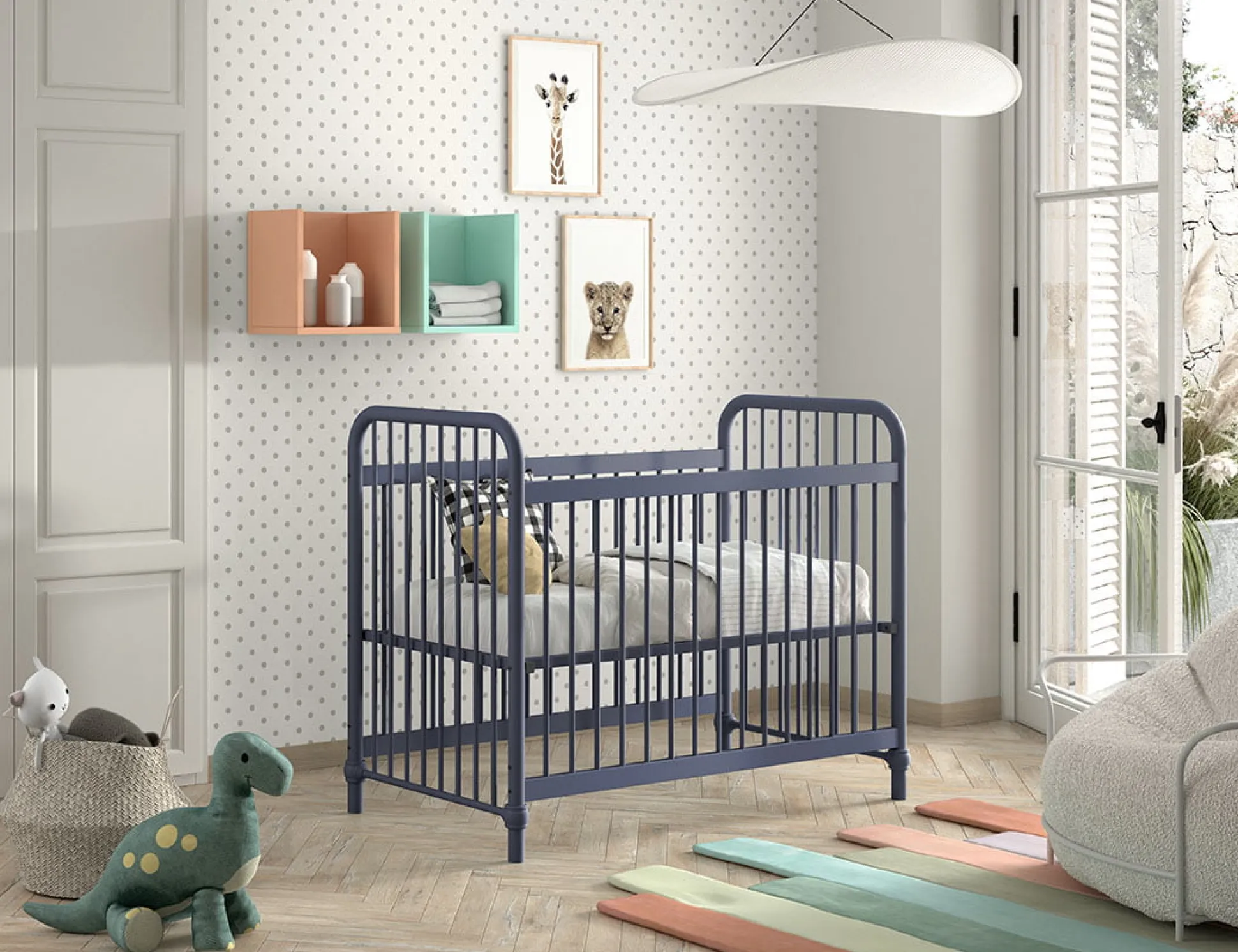 Babybed Jay Blauw
