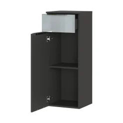 Badkamer Kolomkast Philip Grafiet-Zilver 93 cm