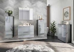 Badkamer Kolomkast Philip Grafiet-Zilver 93 cm