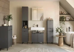 Badkamer kolomkast Zadar Grafiet 190 cm