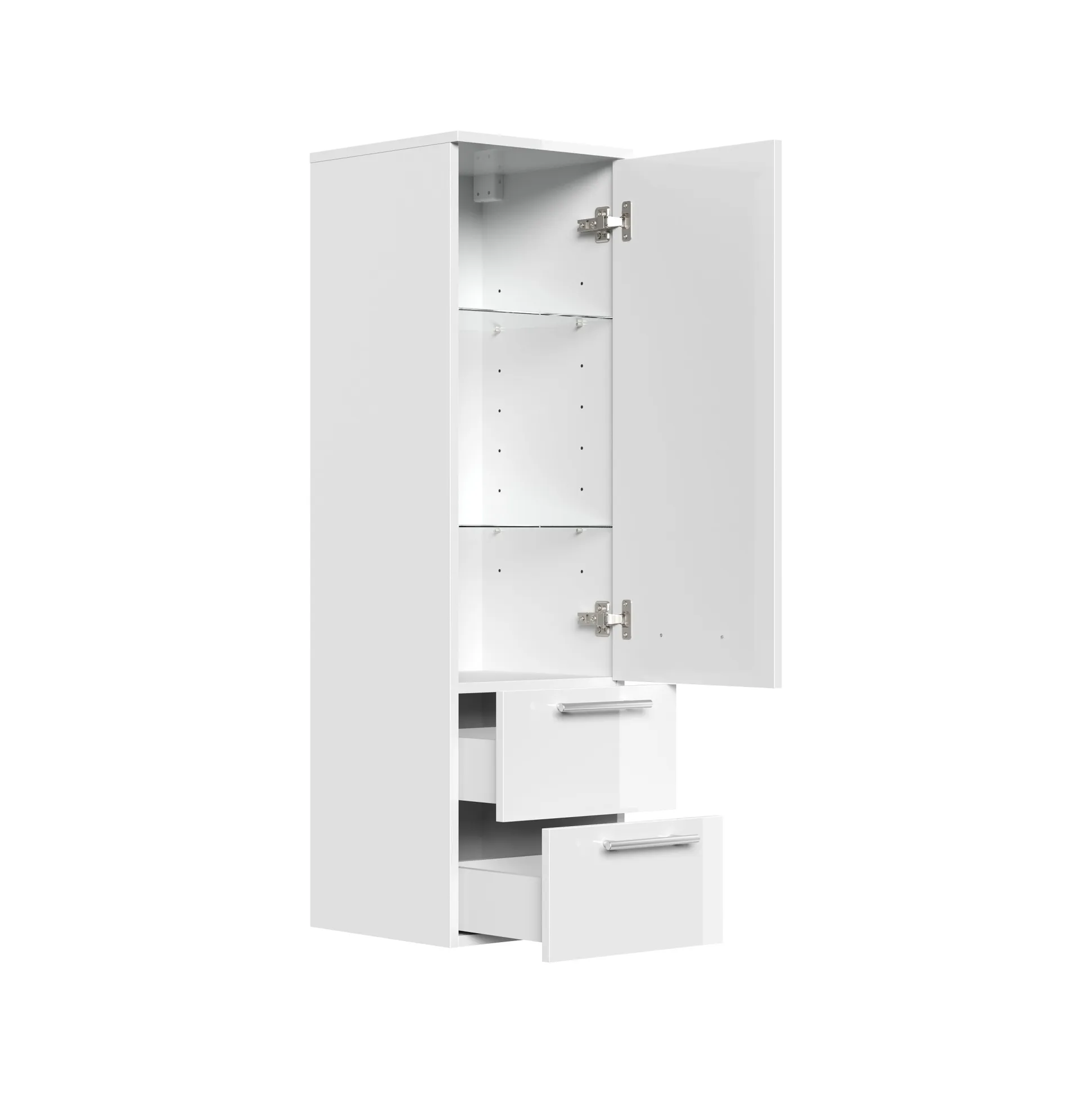 Badkamerkast Derby Wit Hoogglans 120 cm