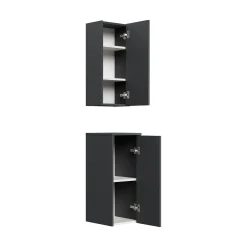 Badkamerkast Phoenix Grafiet 71 cm – Set van 2