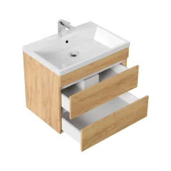 Badmeubel Atlanta Eiken 70 cm