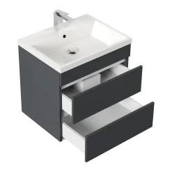 Badmeubel Atlanta Grafiet 60 cm