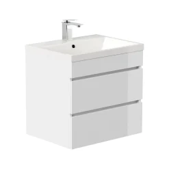 Badmeubel Atlanta Wit Hoogglans 60 cm