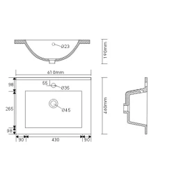 Badmeubel Julie Antraciet