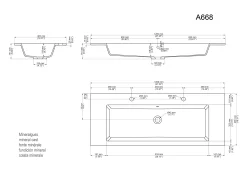 Badmeubel Phoenix Wit Hoogglans Dubbele Kraan 120 cm