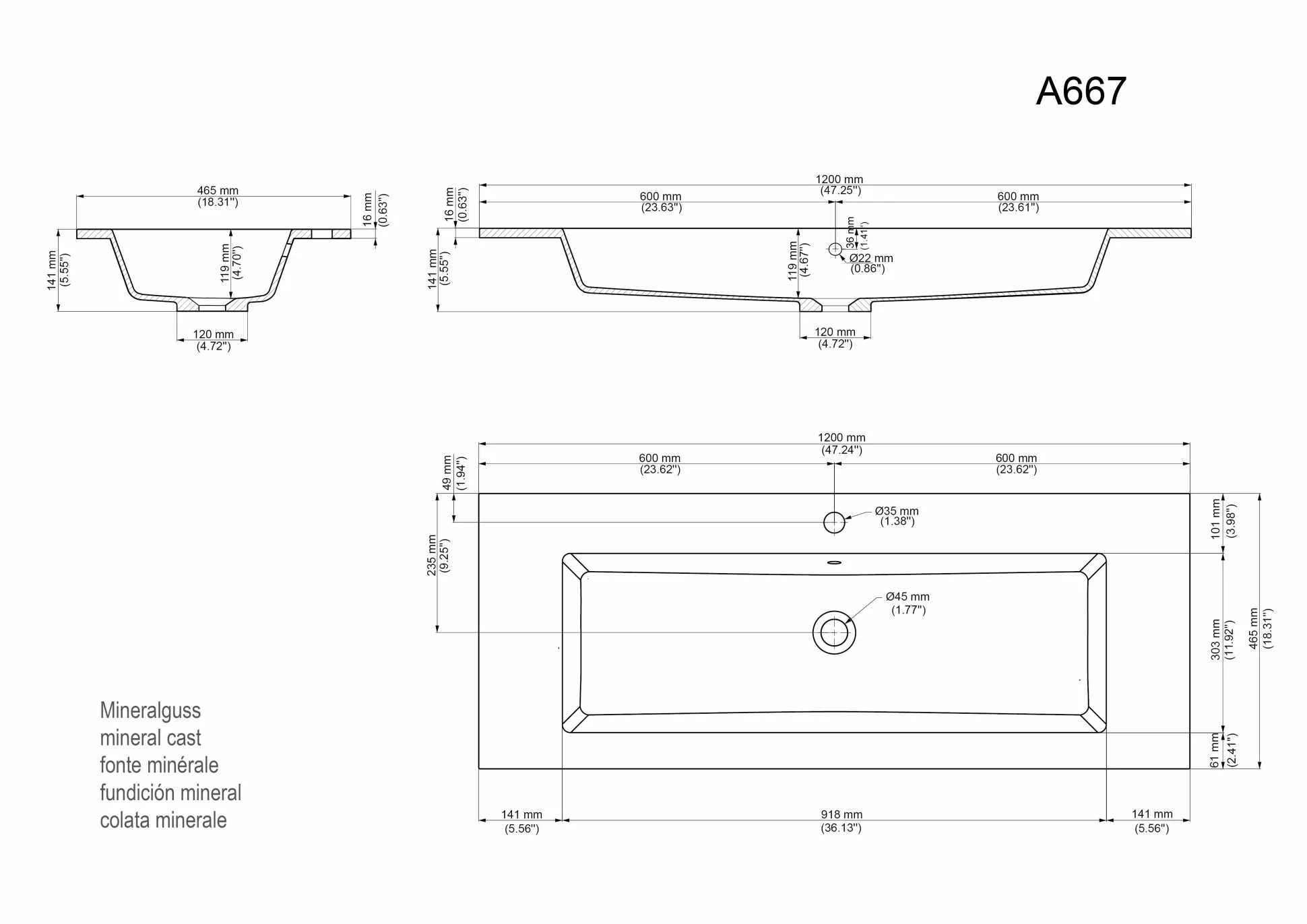 Badmeubel Phoenix Wit Hoogglans Enkele Kraan 120 cm