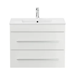 Badmeubel Vegas Wit Hoogglans 75 cm
