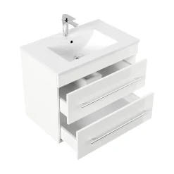 Badmeubel Vegas Wit Hoogglans 75 cm