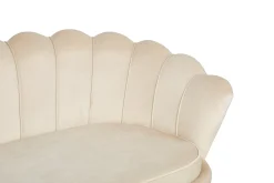 Bank Chanelle Velvet Beige 180 cm