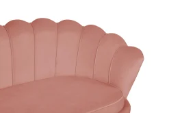 Bank Chanelle Velvet Roze 180 cm