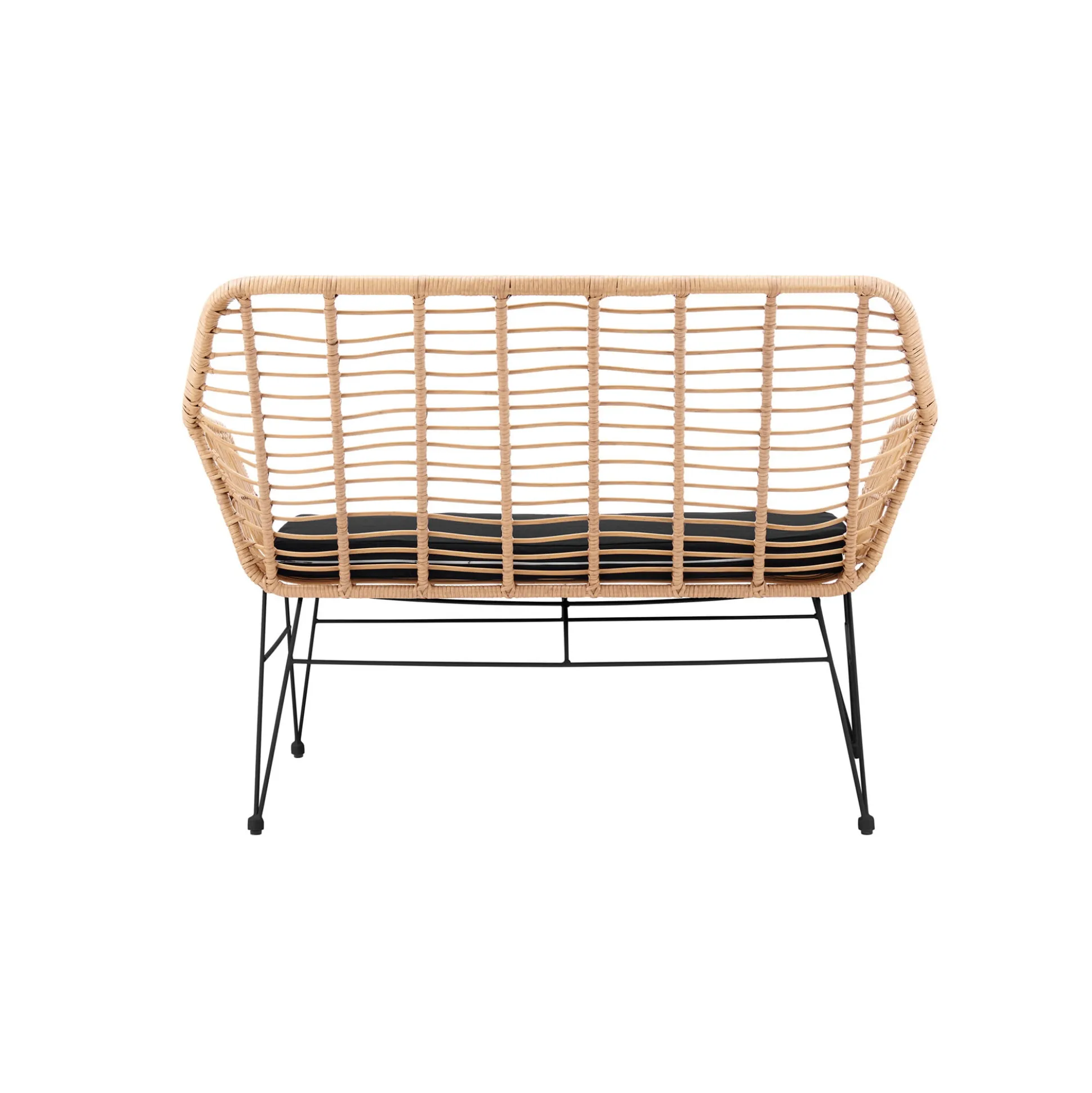 Bank Freja Rotan Zwart