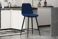 Barkruk Aylin Donkerblauw – Set van 4