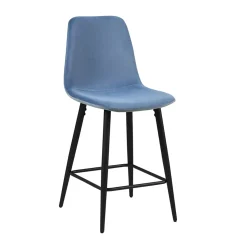 Barkruk Aylin Lichtblauw – Set van 4