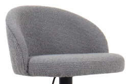 Barkruk Babet Lichtgrijs Bouclé – Set van 2