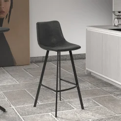 Barkruk Ferry Zwart – Hoog – Set van 2