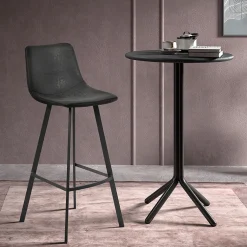 Barkruk Ferry Zwart – Laag – Set van 2