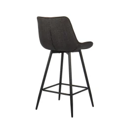 Barkruk Johanna Donkergrijs – Set van 2