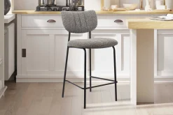 Barkruk Lidy Donkergrijs – Set van 2