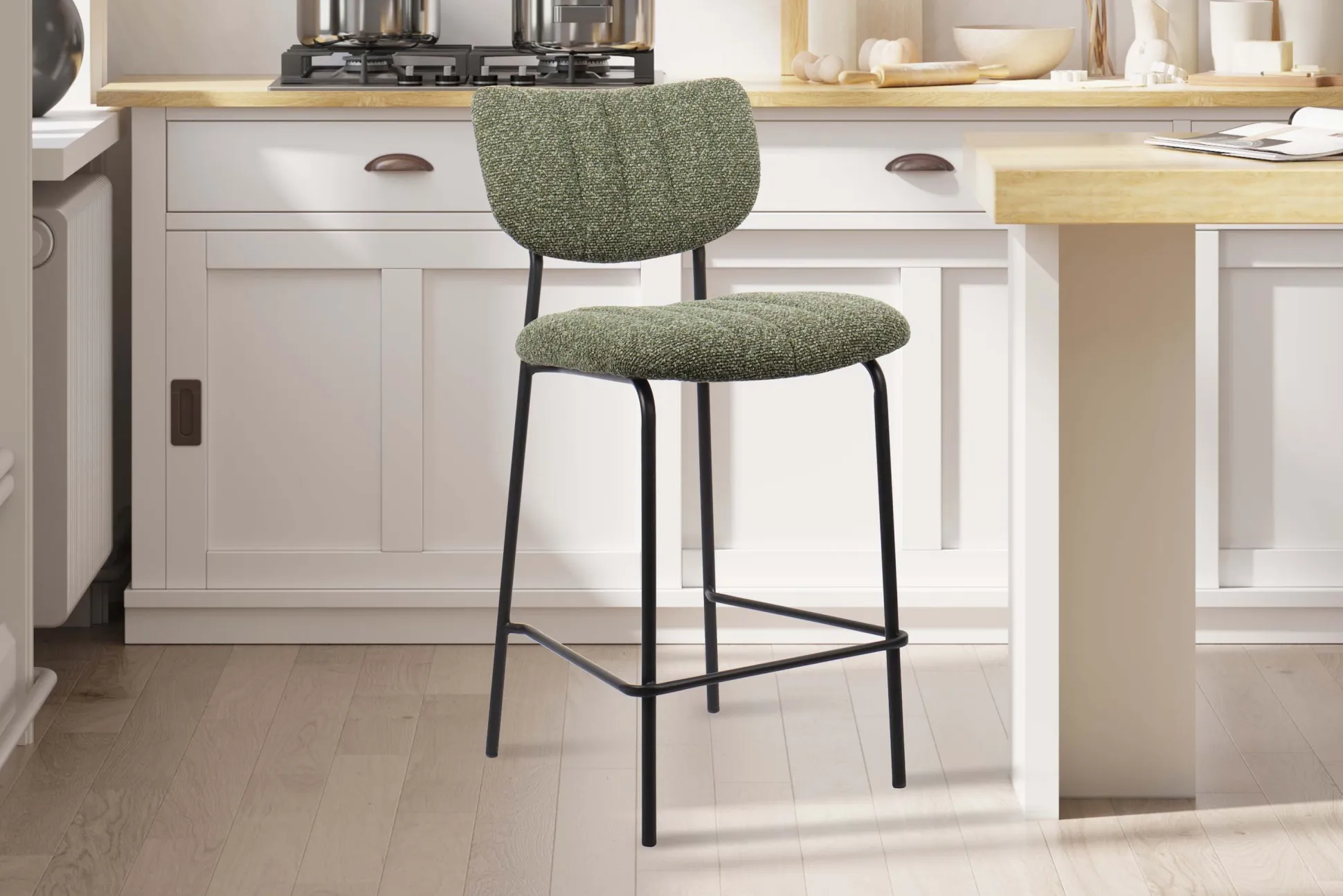 Barkruk Lidy Groen – Set van 2