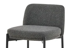 Barkruk Lylou Grijs Stof – Set van 2