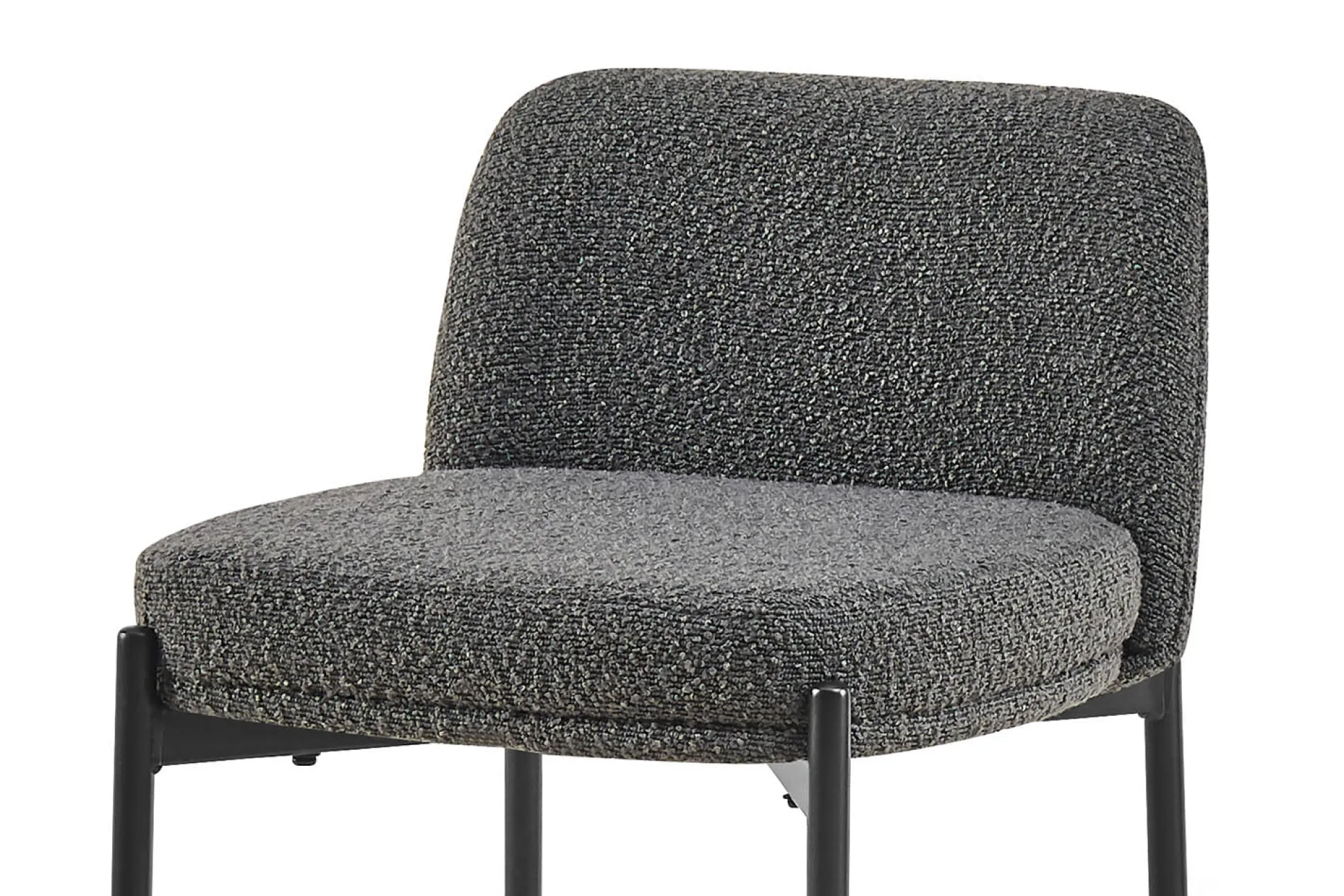 Barkruk Lylou Grijs Stof – Set van 2