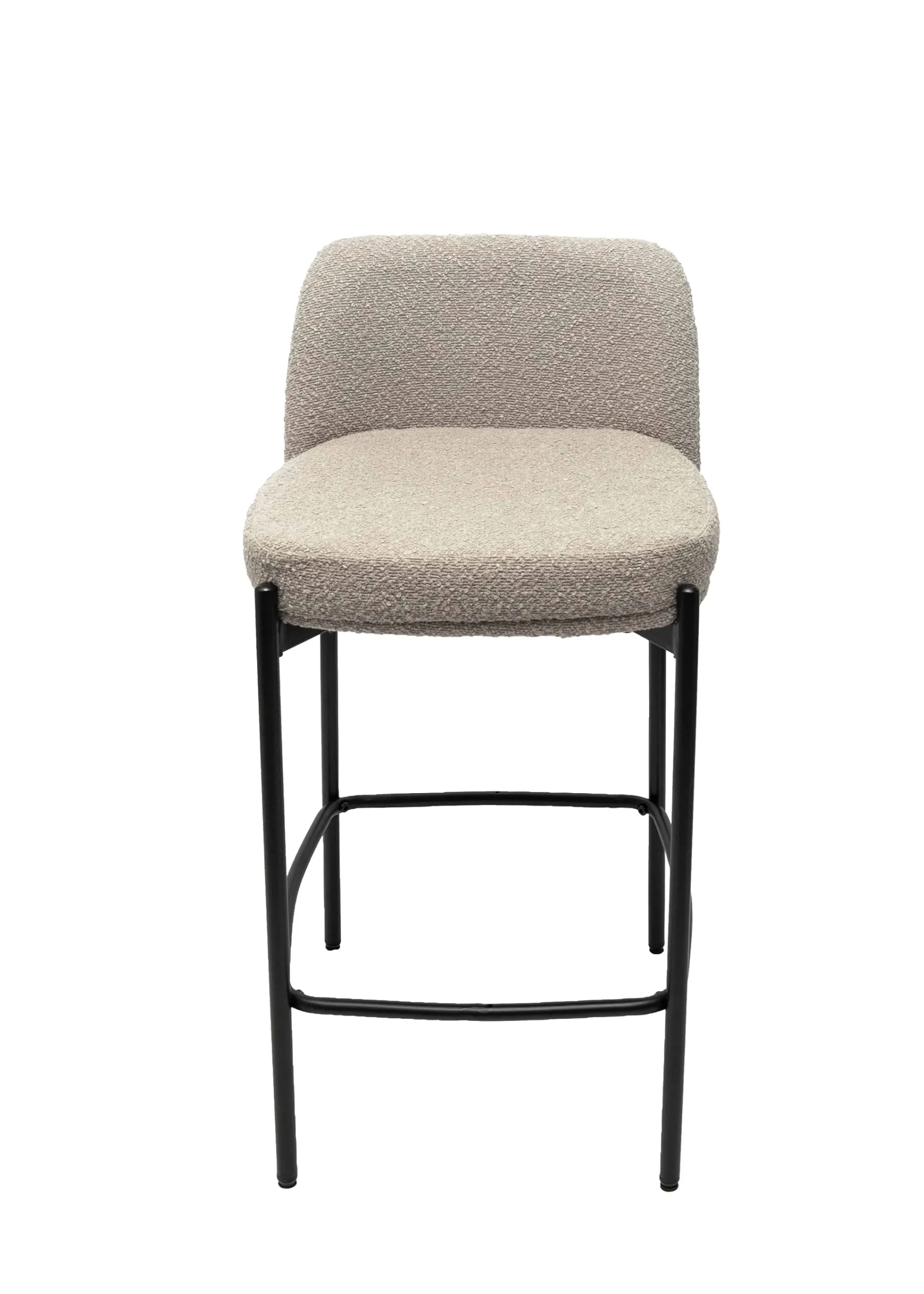 Barkruk Lylou Zand Stof – Set van 2